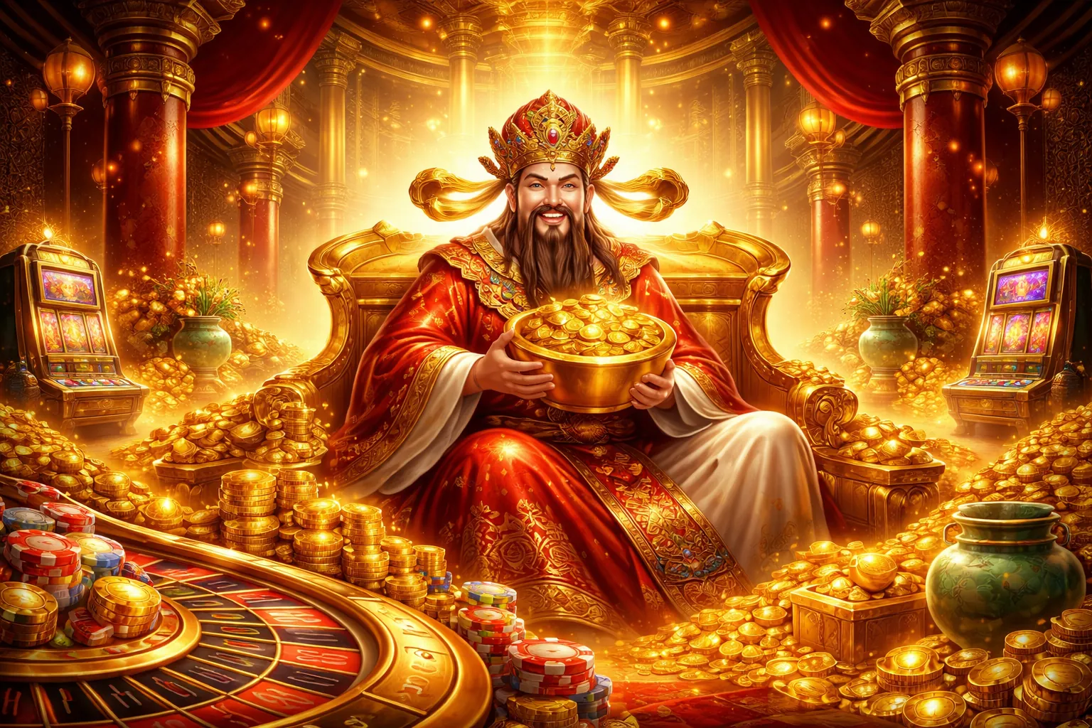 Hình ảnh một người chơi đang tận hưởng trò chơi slot tại f169 Casino, minh họa cho việc lựa chọn game tốt nhất